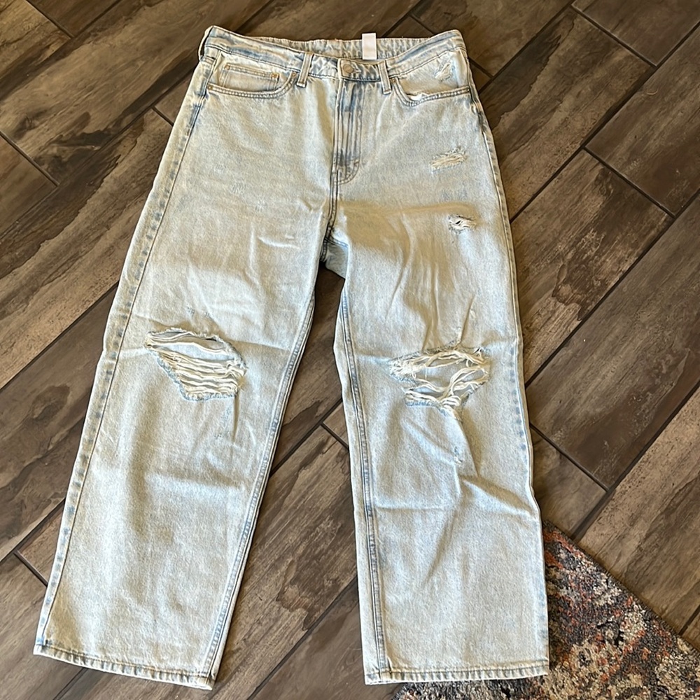 Acid denim jeans